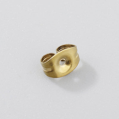 10 PCS 18K Gold Plated Stainless Steel Hook and Butterfly Clasp Earring Findings