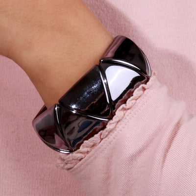 Exaggerated Geometric Triangle Acrylic Women's Bracelet