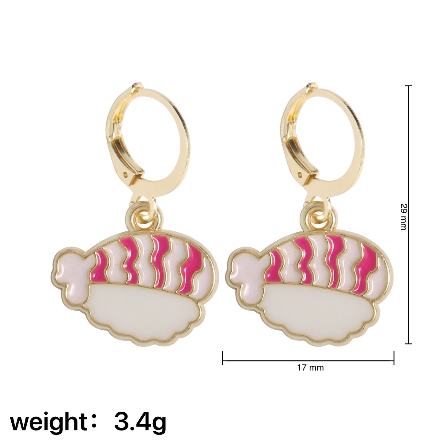 Creative Butterfly Flower Smiley Face Leaf Drop Earrings