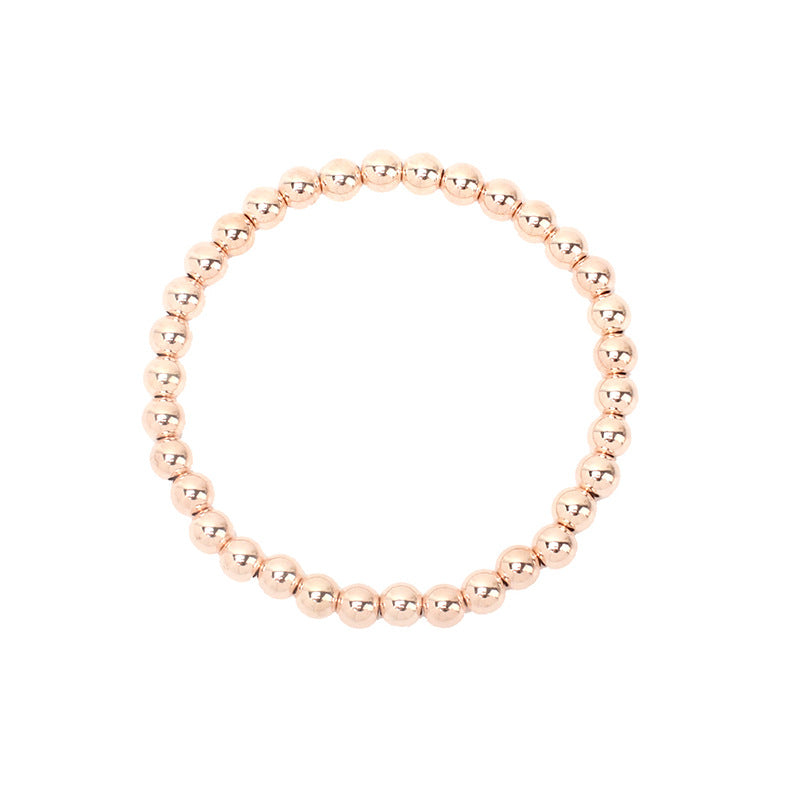 IG Style Minimalist Gold Beaded Layered Unisex Bracelets