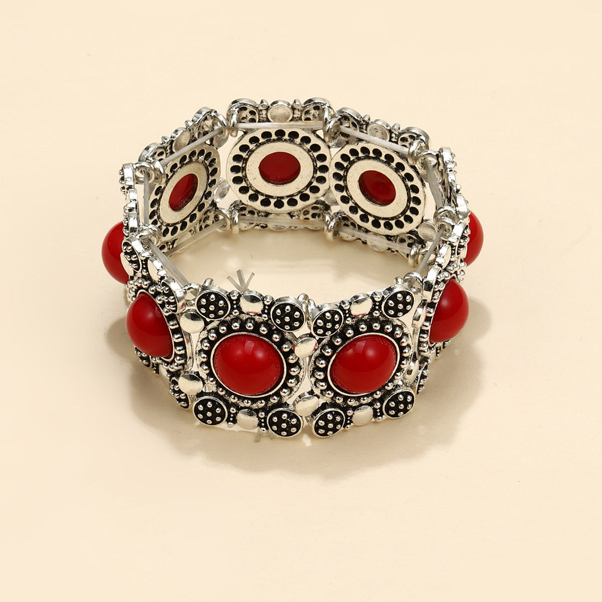 Bohemian Geometric Alloy Turquoise Women's Bangle Bracelet