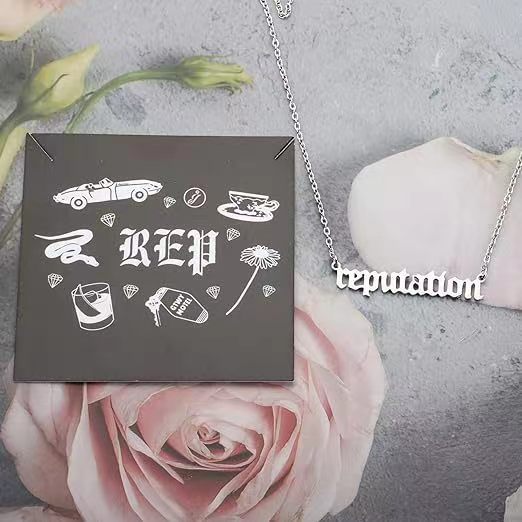 Fashion Letter Stainless Steel Gold Plated Friendship Pendant Necklace