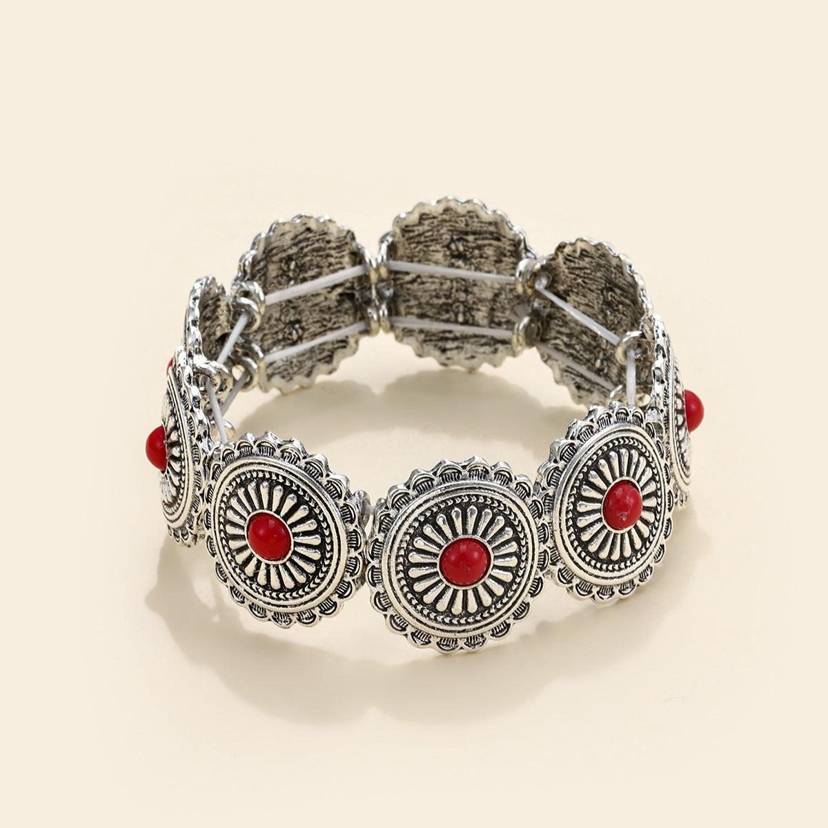 Bohemian Geometric Alloy Turquoise Women's Bangle Bracelet