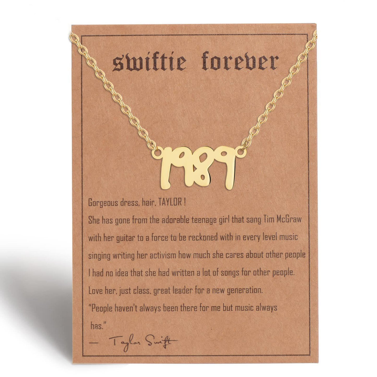 Simple Letter Stainless Steel Pendant Necklace - Gold Plated Fashion Accessory