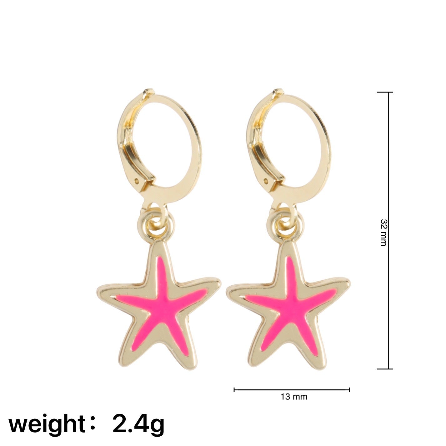 Creative Butterfly Flower Smiley Face Leaf Drop Earrings