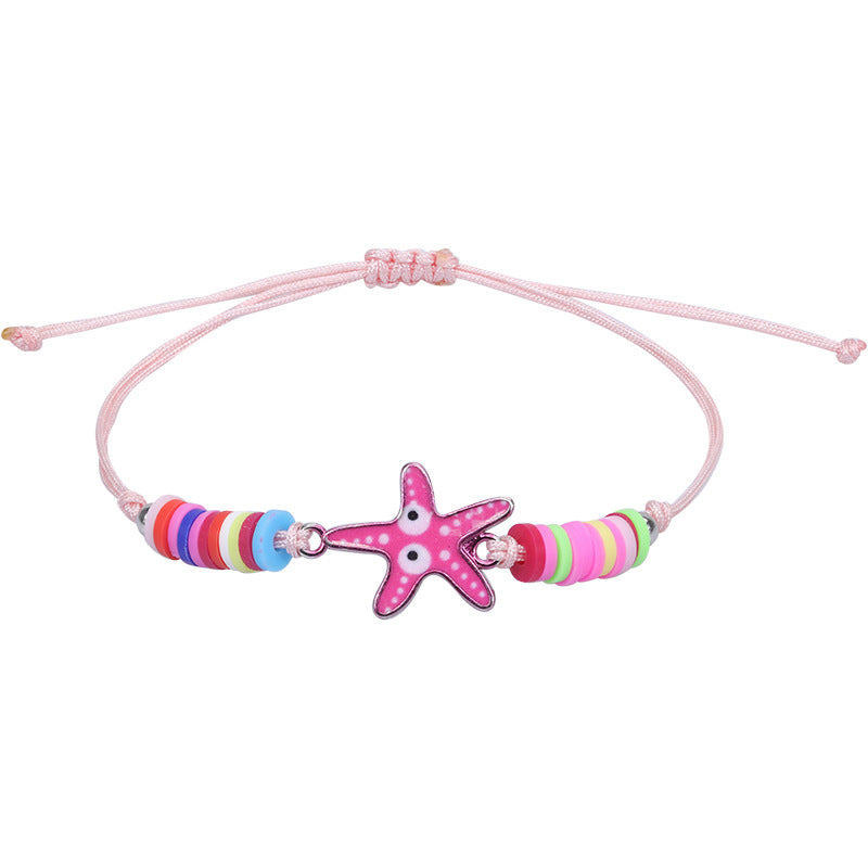 Colorful Heart & Butterfly Alloy Kids' Bracelet - Party Favor Accessory