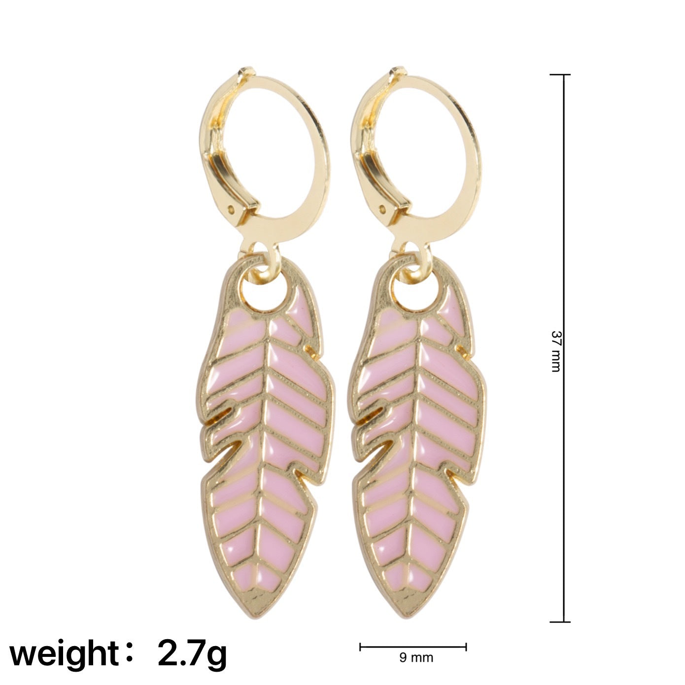 Creative Butterfly Flower Smiley Face Leaf Drop Earrings