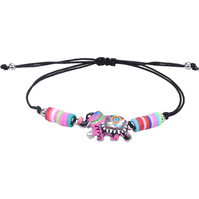 Colorful Heart & Butterfly Alloy Kids' Bracelet - Party Favor Accessory