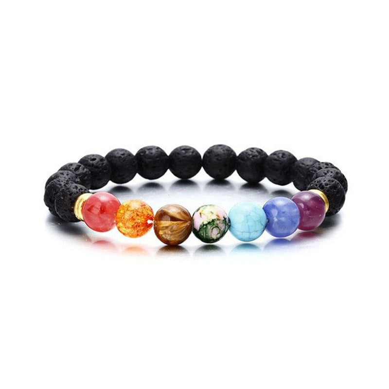 Fashion Natural Stone & Agate Beaded Energy Bracelet