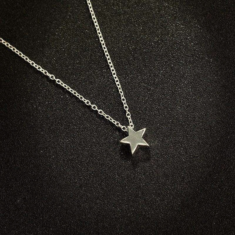 Star Alloy Pendant Necklace - Fashionable Women's Sweater Chain
