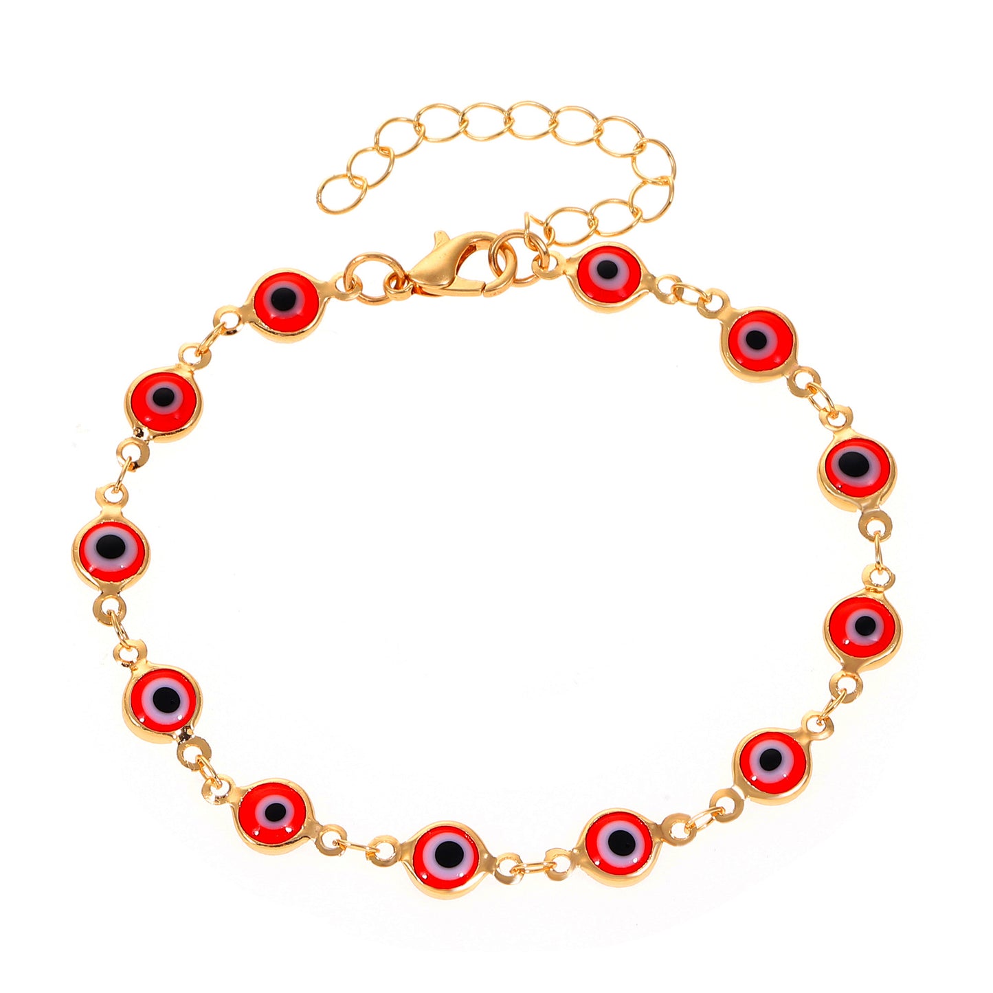 Fashion Evil Eye Enamel Alloy Women's Bracelet