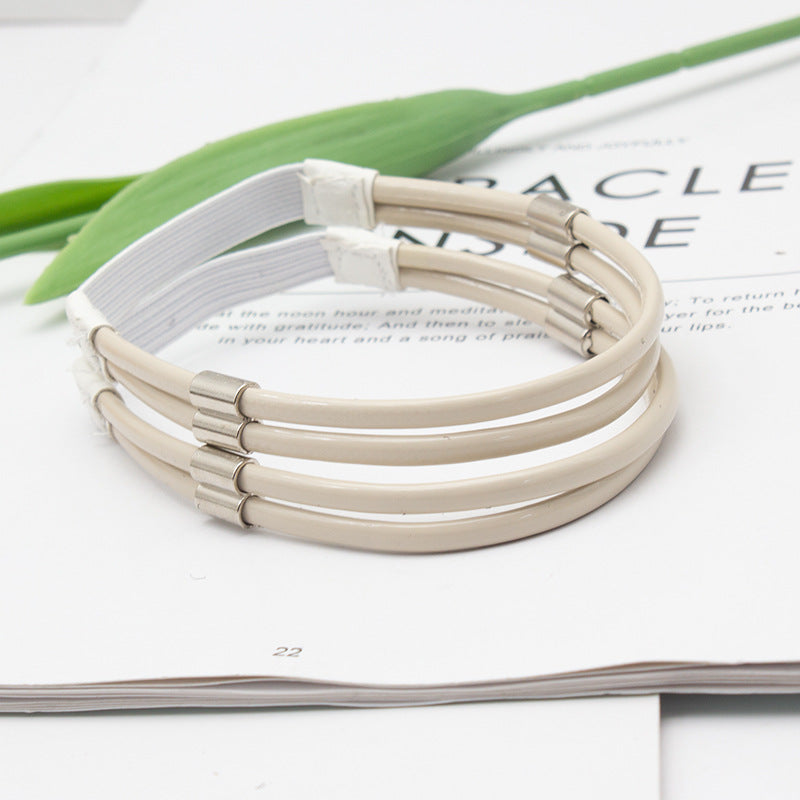 Stainless Steel Heart Magnet Bracelet & Adjustable Shoe Strap Heel Grip
