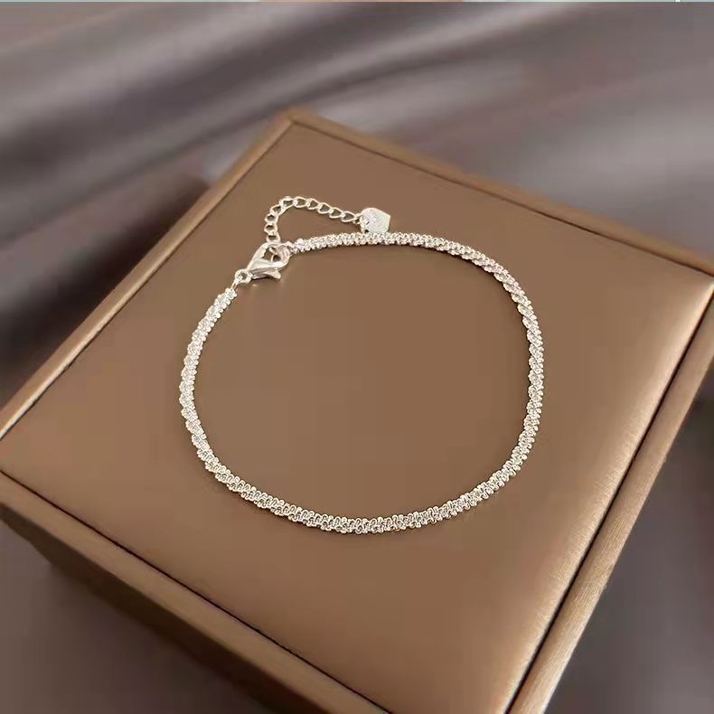Creative Hip-hop Heart Pearl Cross Gold Coin Portrait Pendant Bracelet for Women