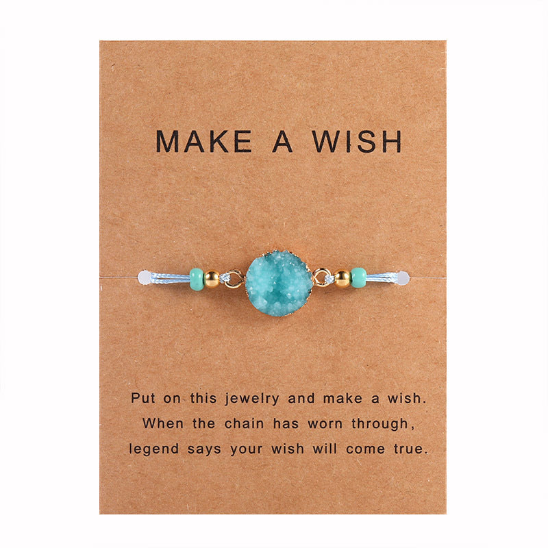 Geometric Resin Rope Unisex Friendship Bracelet