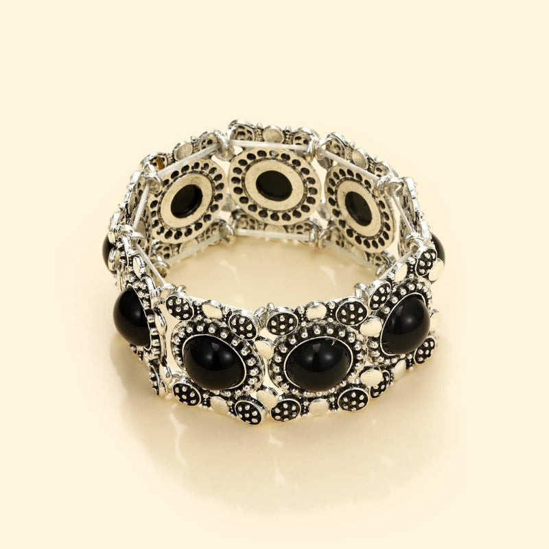 Bohemian Geometric Alloy Turquoise Women's Bangle Bracelet