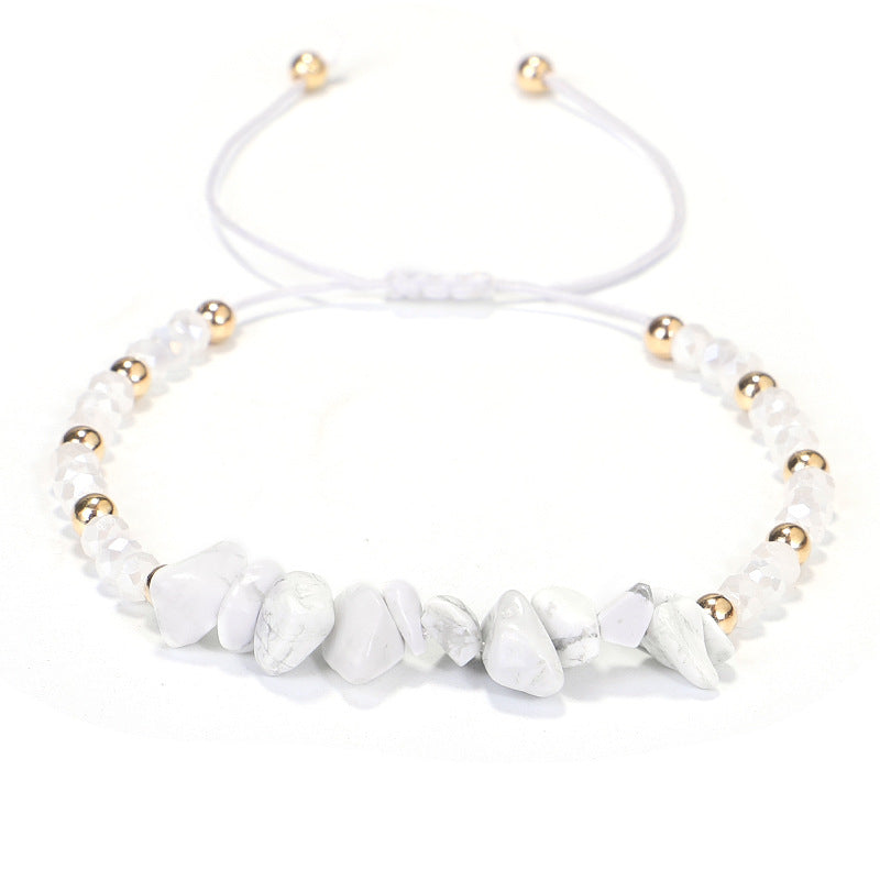 Bohemian Handmade Natural Stone Beaded Bracelet for Women