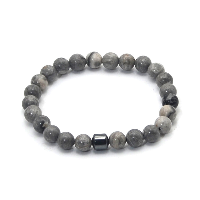 Fashion Natural Stone & Agate Beaded Energy Bracelet