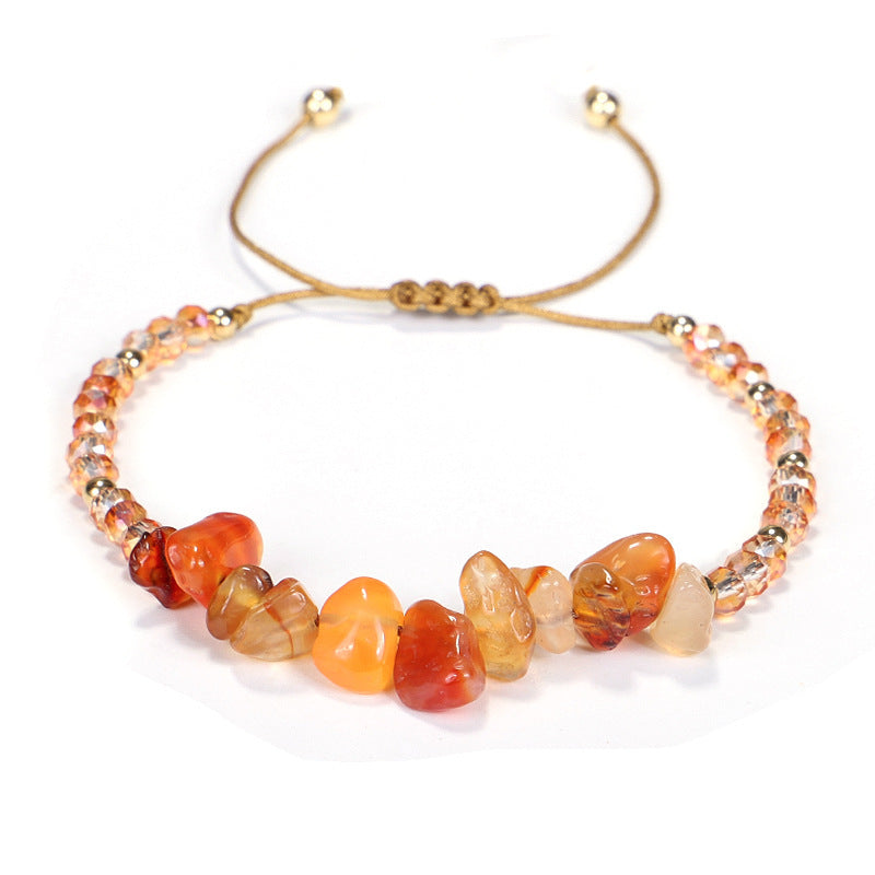 Bohemian Handmade Natural Stone Beaded Bracelet for Women