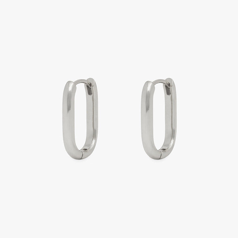Simple U-Shaped Gold Plated Copper Earrings