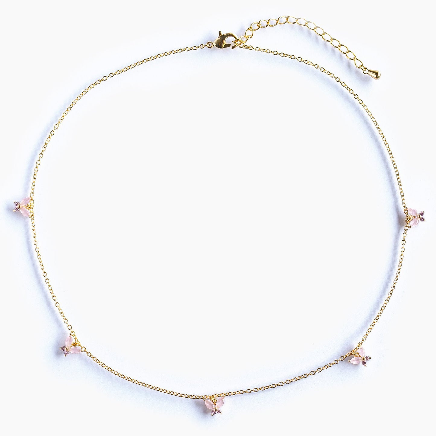 18K Gold Plated Butterfly Clavicle Chain Necklace