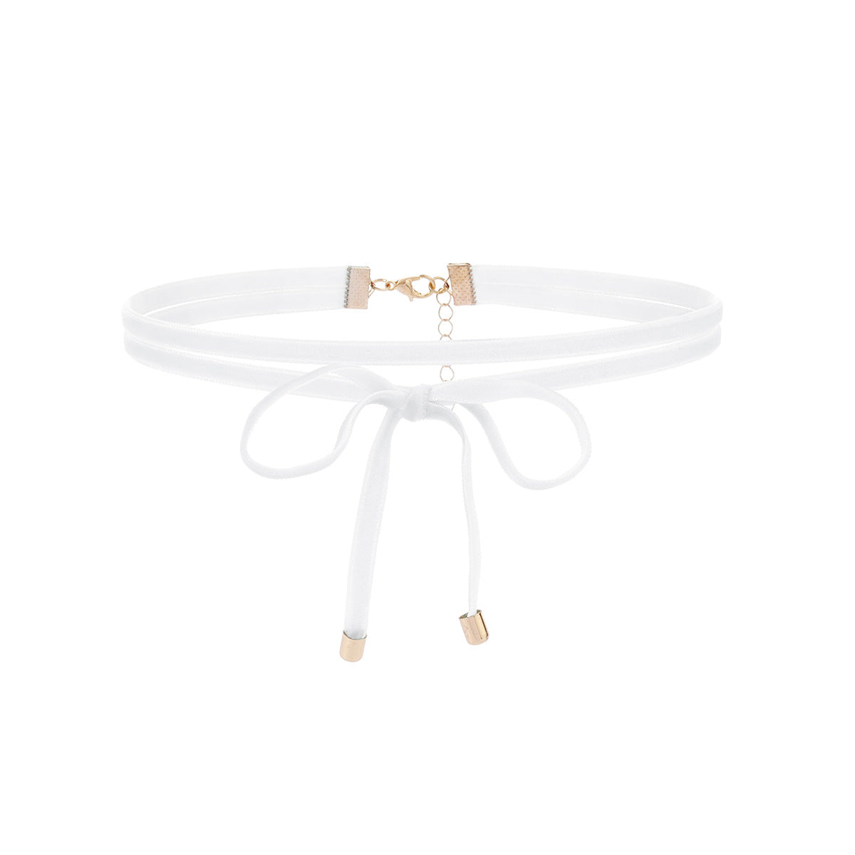 Modern Gothic Bow Knot PU Leather Women's Choker Necklace