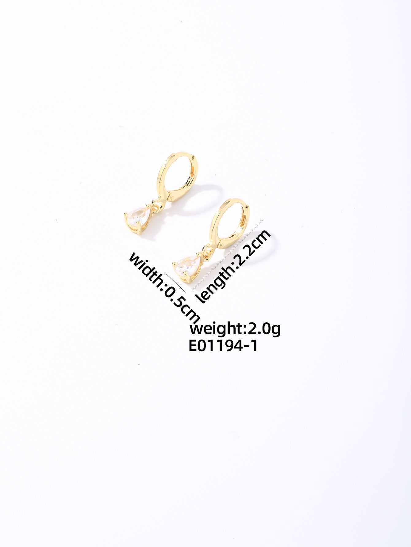 1 Pair Elegant Vintage Zircon Inlay Stainless Steel Drop Earrings