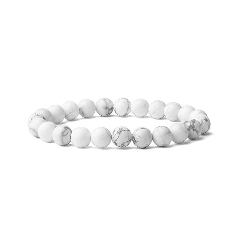 Retro Geometric Agate Gemstone Beaded Unisex Bracelet