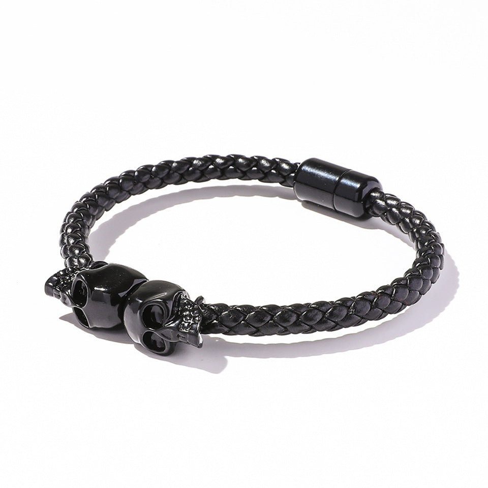 Hand-Woven Magnetic Clasp Bracelet for Men and Women - Simple Jewelry