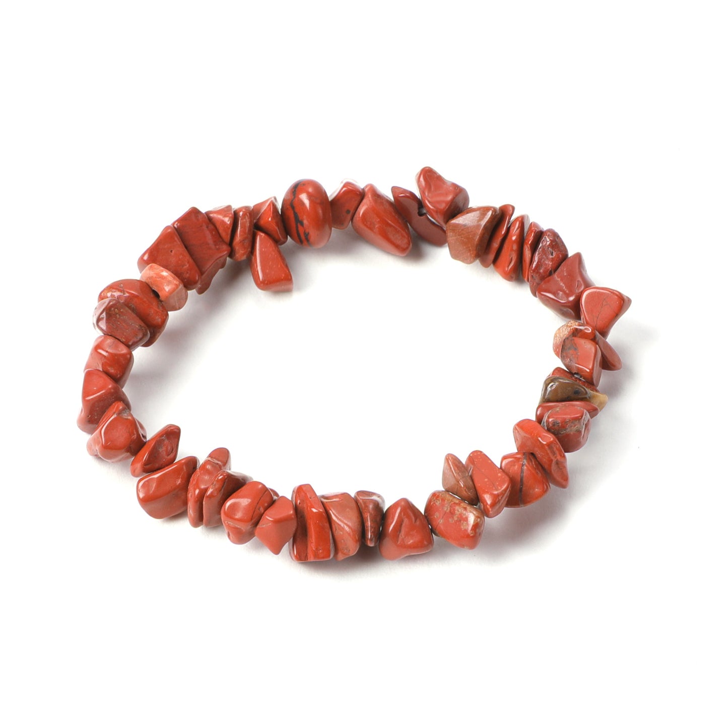 Irregular Stone Beaded Bracelet with Multicolor Natural Crystal Beads