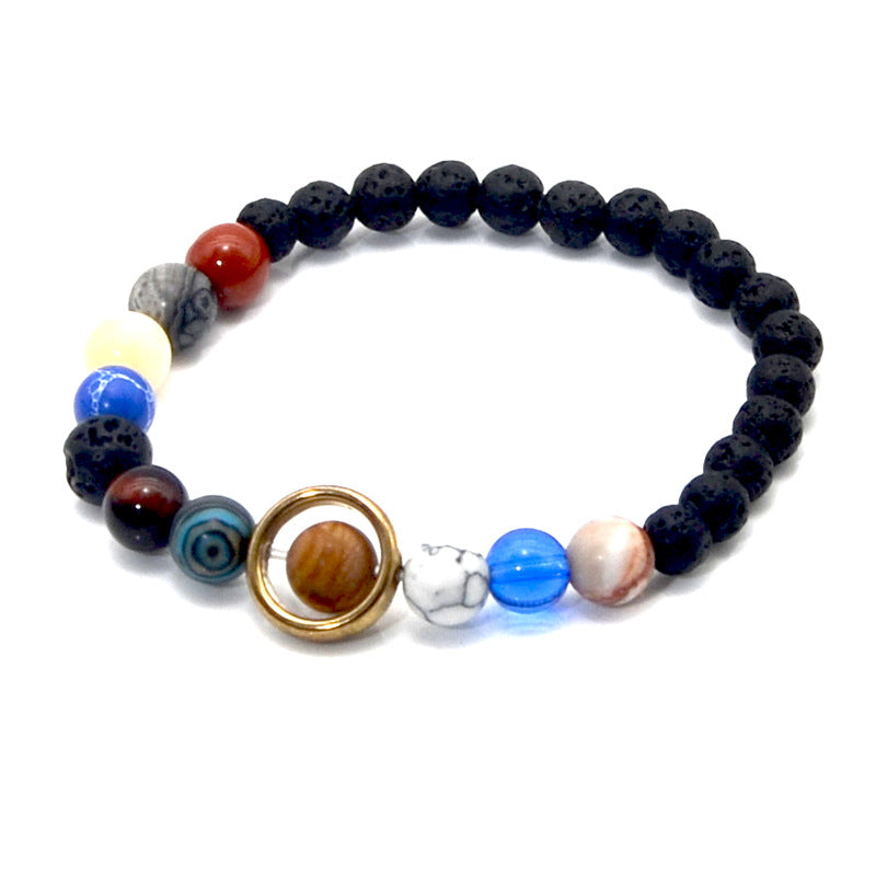Fashion Natural Stone & Agate Beaded Energy Bracelet