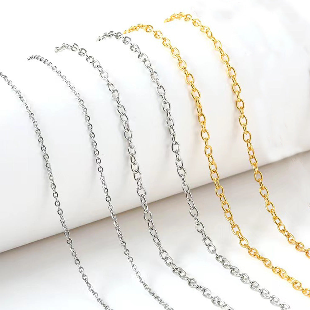 18K Gold Plated Stainless Steel Chain Necklace