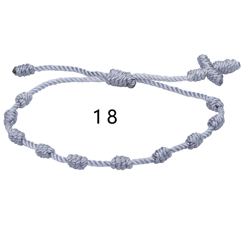 Simple Silk Thread Braided Friendship Bracelet for All Ages
