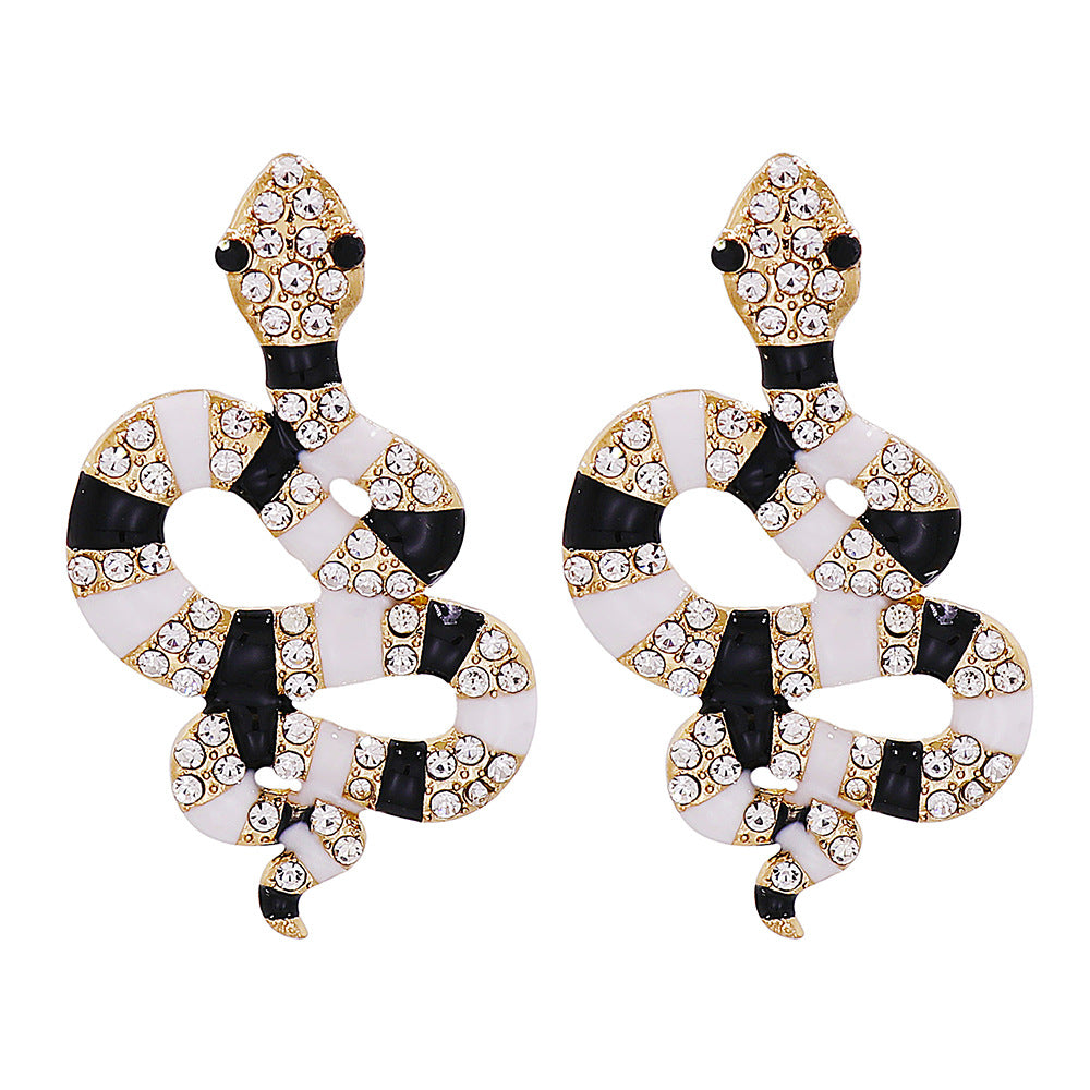 New Creative Snake Design Statement Earrings