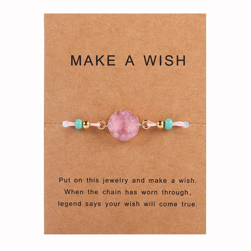 Geometric Resin Rope Unisex Friendship Bracelet