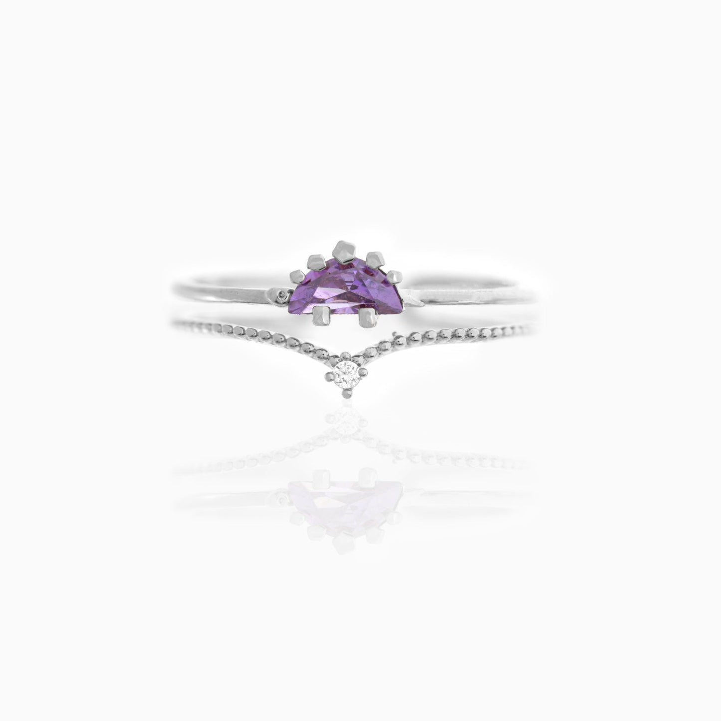 18K Gold Plated Dinosaur Zircon Copper Ring for Women