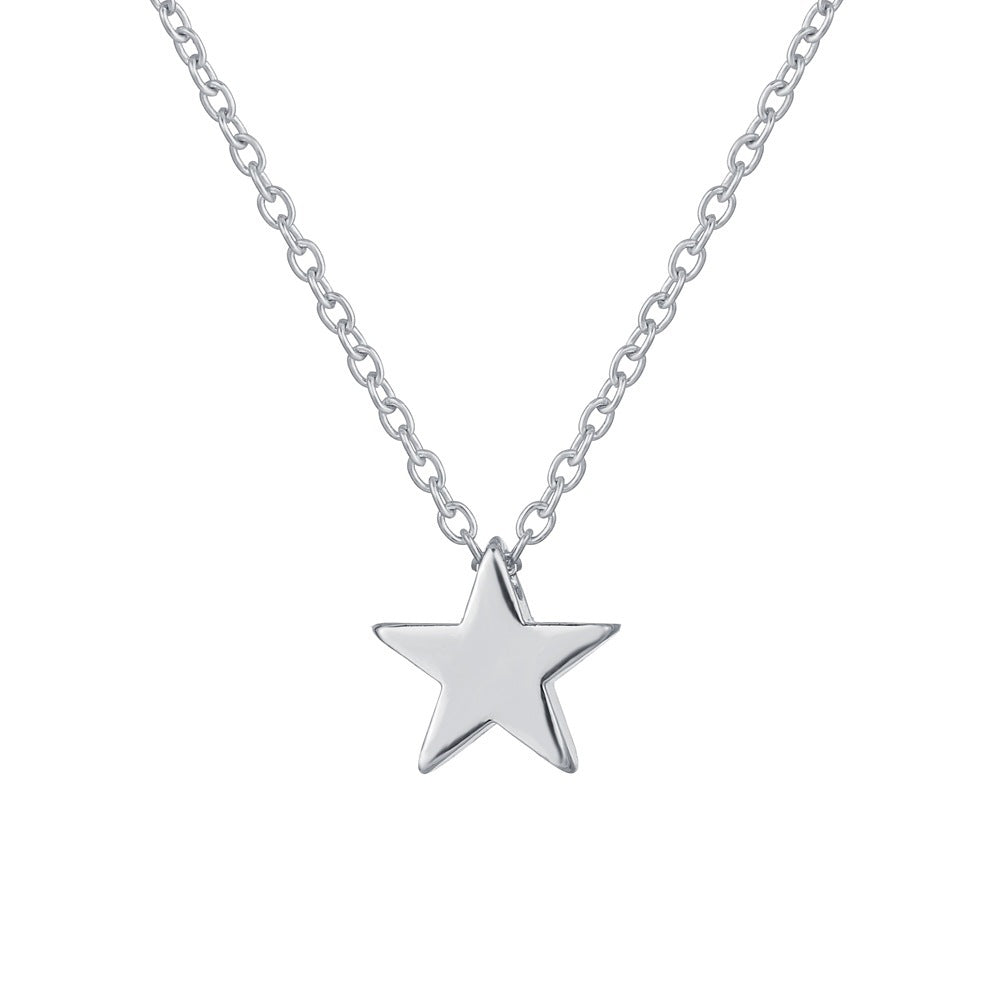 Pentagram Pendant Necklace - Creative Retro Alloy Clavicle Chain