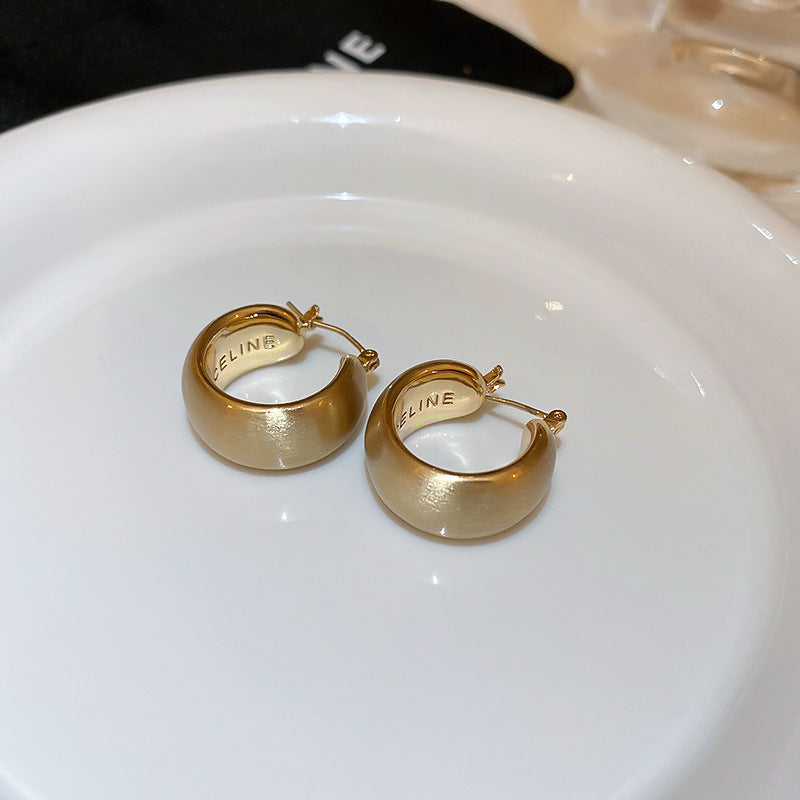 Elegant Geometric Heart Metal Plated Women's Earrings