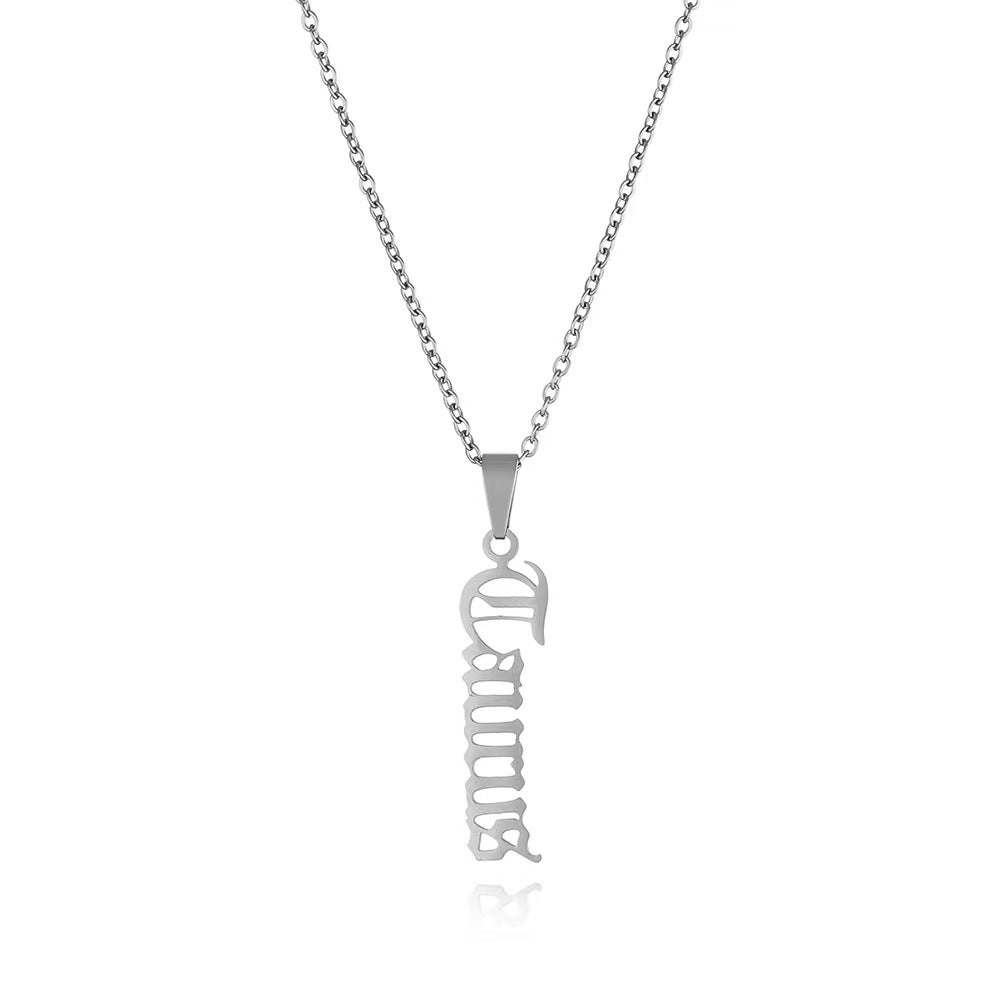 Zodiac Sign Stainless Steel Pendant Necklace