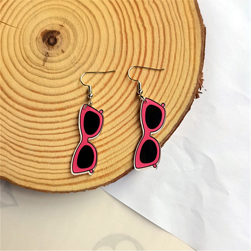 Retro Arcade Acrylic Drop Earrings for Women
