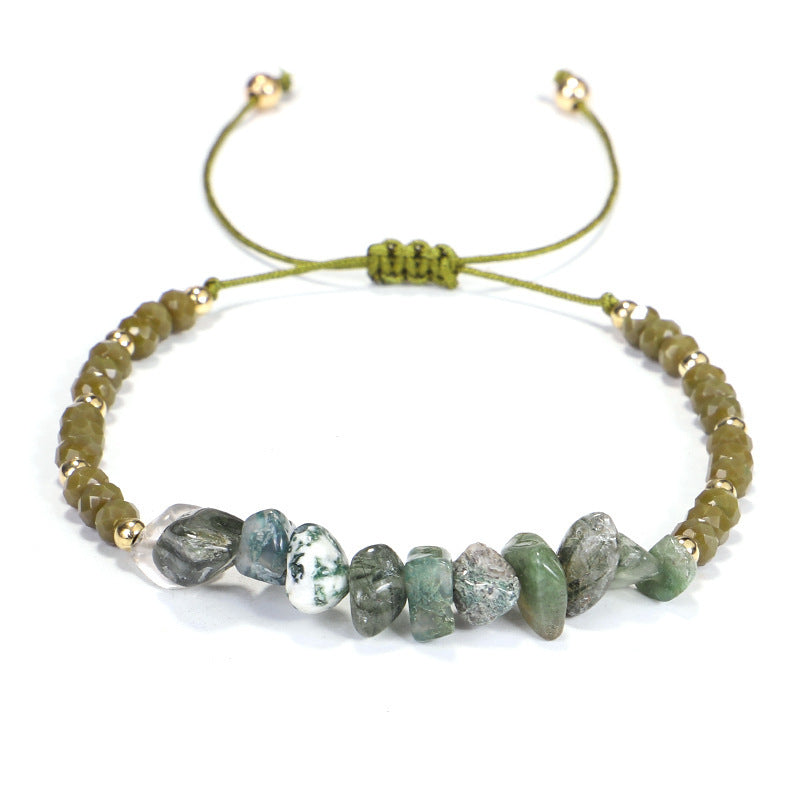 Bohemian Handmade Natural Stone Beaded Bracelet for Women
