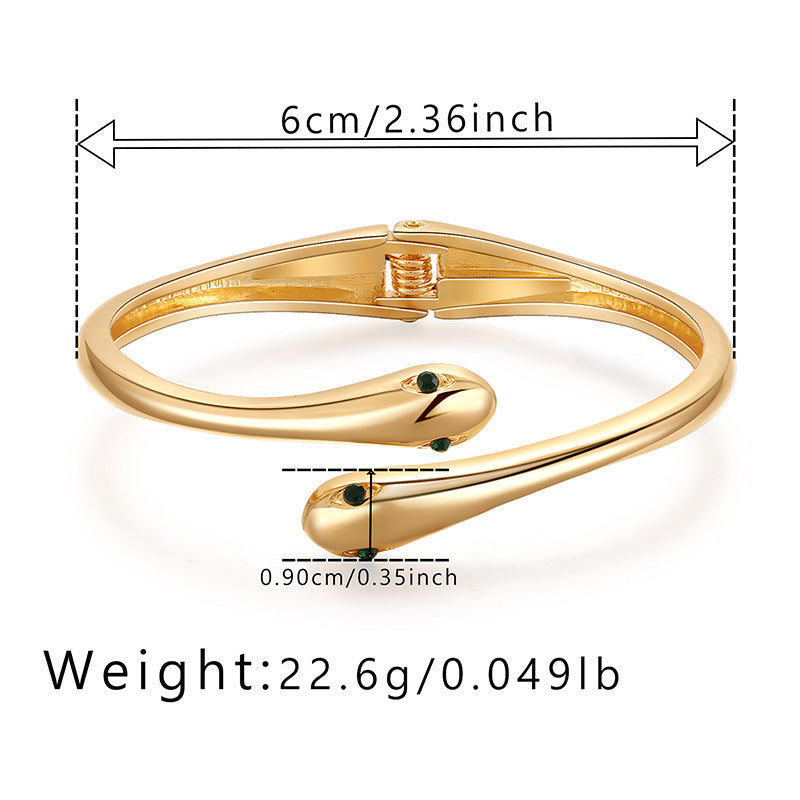 Simple Style Gold Plated Women's Fashion Bangle