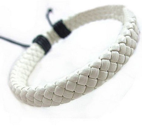 Retro Unisex PU Leather Braided Bracelet