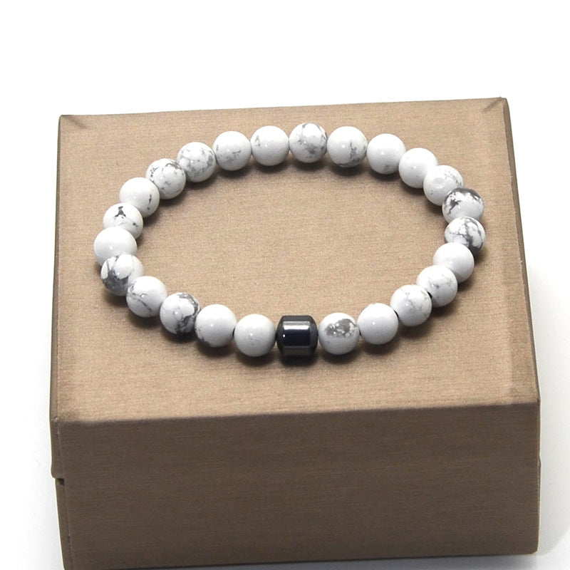Fashion Natural Stone & Agate Beaded Energy Bracelet