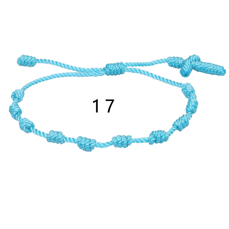 Simple Silk Thread Braided Friendship Bracelet for All Ages