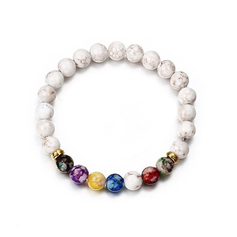 Fashion Natural Stone & Agate Beaded Energy Bracelet