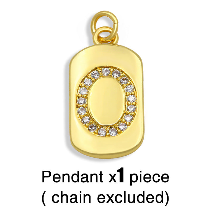 Hip-hop Retro 26 Letters Pendant Necklace