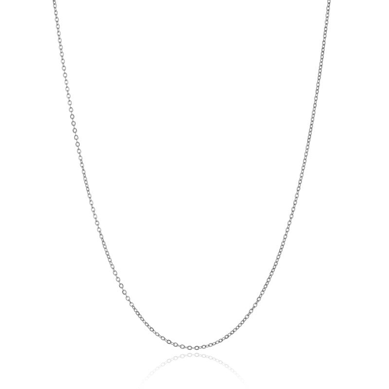 Simple Style Gold Plated Stainless Steel Pendant Necklace