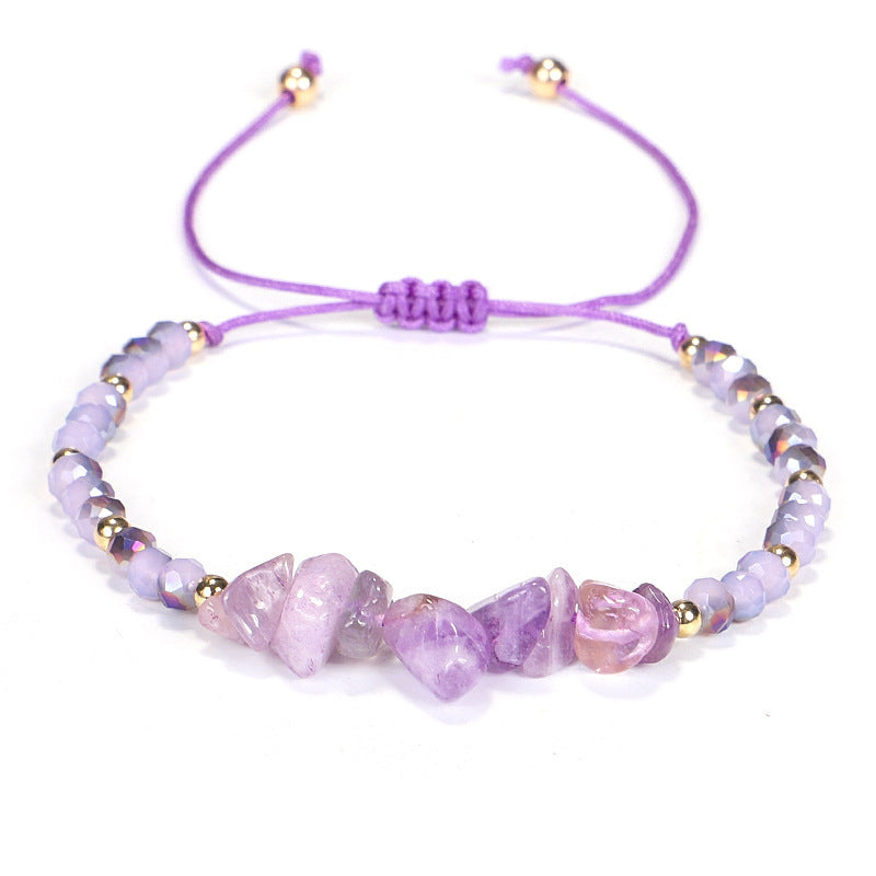 Bohemian Handmade Natural Stone Beaded Bracelet for Women