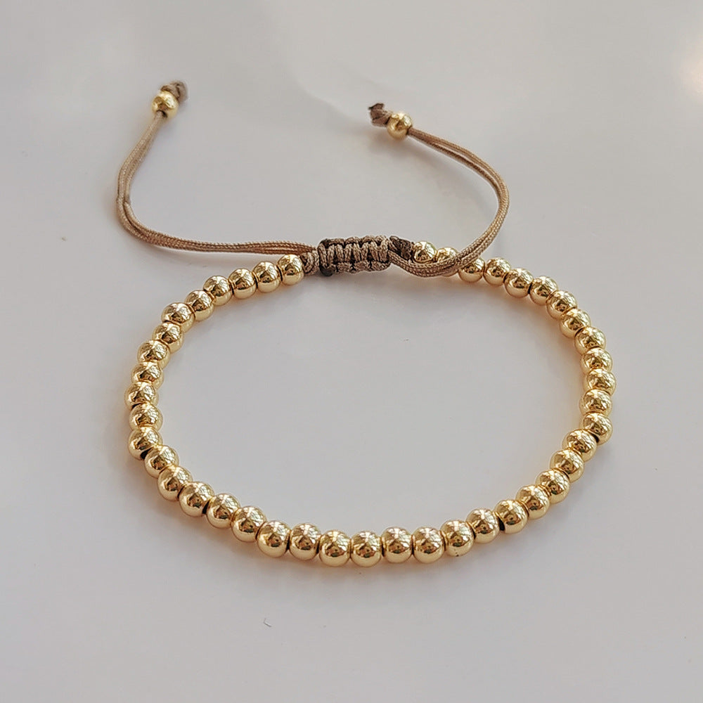 Fashion Star Pearl Gold-Plated Beaded Bracelet Set