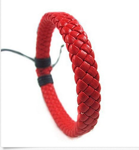 Retro Unisex PU Leather Braided Bracelet
